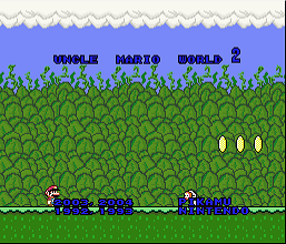 Uncle Mario World 2 Demo Version E (SMW1 Hack)